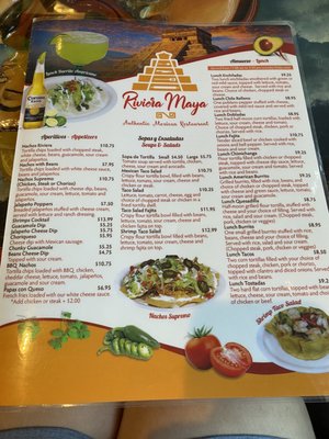 Menu photo 8 Riviera Maya Rising Sun, MD