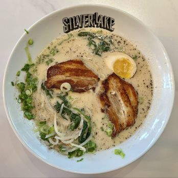 Silverlake Ramen - Classic Tonkatsu with an extra order of pork belly. - Ramen Near Me - Downey, California Silverlake Ramen - Classic Tonkatsu with an extra order of pork belly. - Ramen Near Me - Downey, California