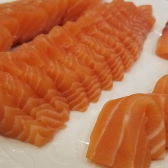 D&D SEAFOOD - Sashimi grade salmon prepared after skinning. This is only half of the entire salmon - SO FRESH! Not frozen! $9/lb is cheap! 6/20/20 - Seafood Markets Near Me - Westminster, California