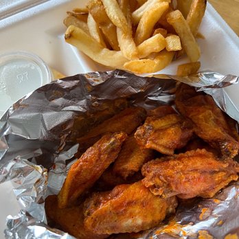Wing City - 10 piece hot wings - really good wings, not chewy or dry and very fresh - small but that's how I like them - Chicken Wings Near Me - Phenix City, Alabama Wing City - 10 piece hot wings - really good wings, not chewy or dry and very fresh - small but that's how I like them - Chicken Wings Near Me - Phenix City, Alabama