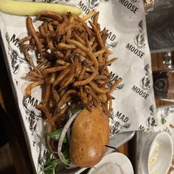 Hot honey chicken sandwich - not spicy, but good flavor