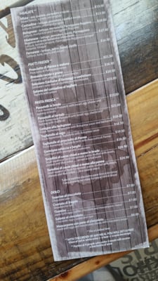 Menu photo 7 Via Emilia 9 Miami Beach, FL