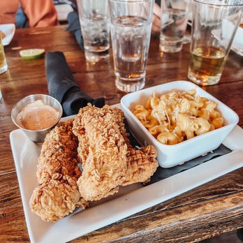 Vertical Bistro & Tap - Chicken tenders with mac and cheese - Bars Near Me - Winter Park, Colorado Vertical Bistro & Tap - Chicken tenders with mac and cheese - Bars Near Me - Winter Park, Colorado