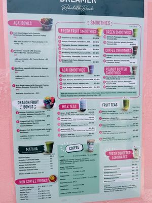 Menu photo 1 Dreamer Juice Rehoboth Beach, DE