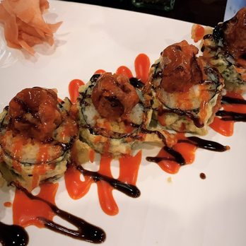 Mamasan Sushi - Mardi Gras Roll - Japanese Near Me - Houston, Texas Mamasan Sushi - Mardi Gras Roll - Japanese Near Me - Houston, Texas