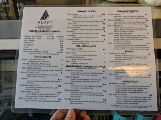 Menu photo 3 Adapt Kitchen and Juice Bar Wrightsville Beach, NC