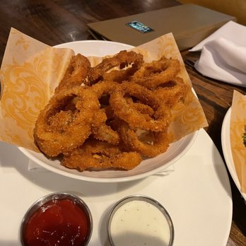 Brimstone Bar - Side of onion rings - New American Near Me - Bakersfield, California Brimstone Bar - Side of onion rings - New American Near Me - Bakersfield, California