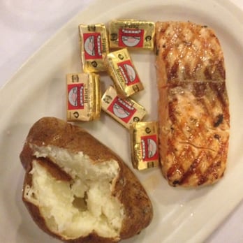 Heroes Restaurant & Pub - Would you like some potato with your butter sir? Bourbon salmon was good enough. presentation... - American Near Me - Warrensburg, Missouri Heroes Restaurant & Pub - Would you like some potato with your butter sir? Bourbon salmon was good enough. presentation... - American Near Me - Warrensburg, Missouri