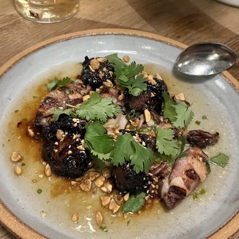 Nari - Squid and pork jowl - $28 - Thai Near Me - San Francisco, California Nari - Squid and pork jowl - $28 - Thai Near Me - San Francisco, California