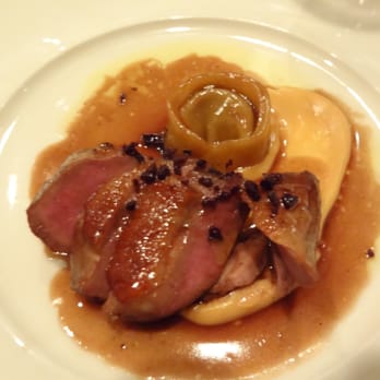 Le Papillon - Braised Veal with Celery Root and Black Chanterelles - French Near Me - San Jose, California