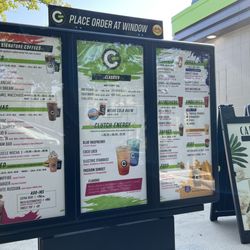 Clutch Coffee Bar - Drive thru menu