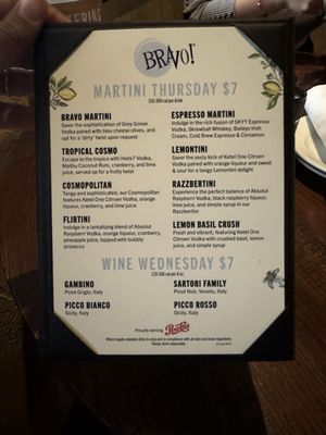 Menu photo 2 Bravo! Italian Kitchen Pittsburgh, PA Menu photo 2 Bravo! Italian Kitchen Pittsburgh, PA