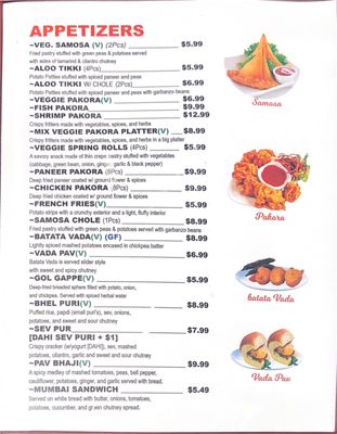 Menu photo 7 New Indian Restaurant Upland, CA