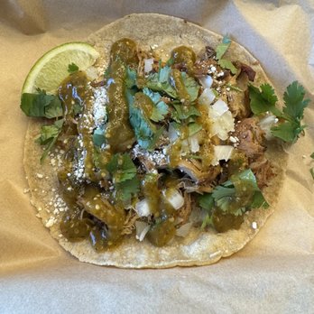 Torchy's Tacos - Green Chile Pork taco - Tacos Near Me - Tulsa, Oklahoma