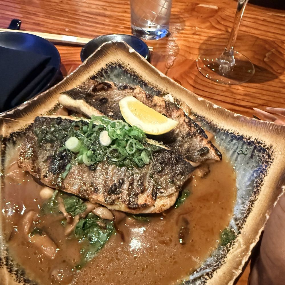 Branzino with spinach Branzino with spinach