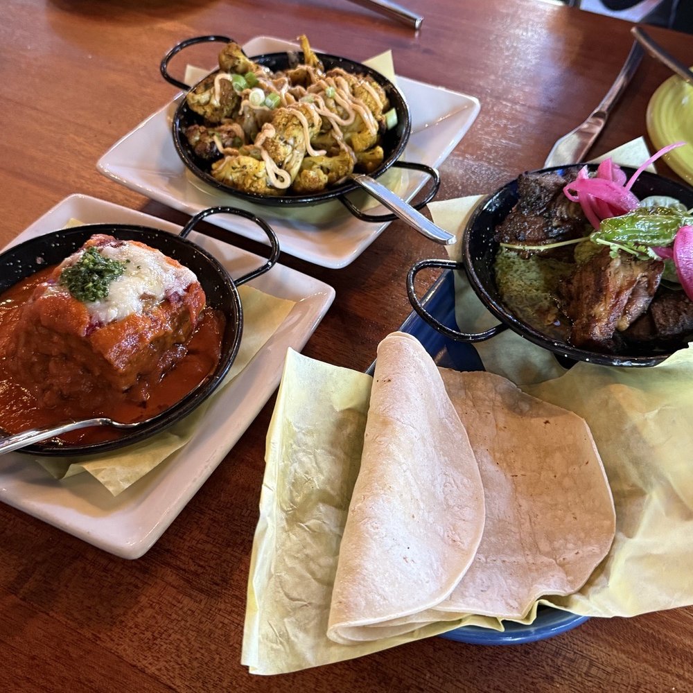 Cascal - Roasted cauliflower, eggplant tian, lamb carnitas - Tapas Bars Near Me - Mountain View, California Cascal - Roasted cauliflower, eggplant tian, lamb carnitas - Tapas Bars Near Me - Mountain View, California