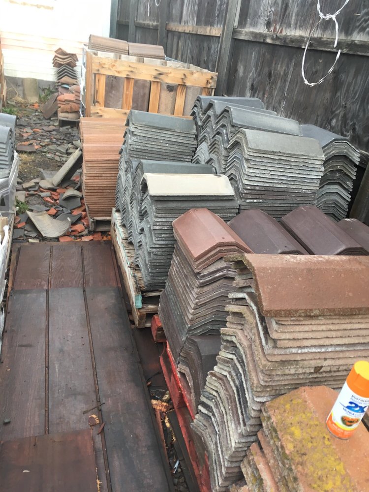 Slide of Vintage Roof Tile