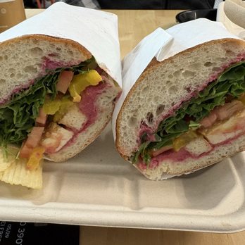 Zoller’s - Vegan sandwich: beets, tofu, arugula, banana peppers. - Sandwiches Near Me - Brooklyn, New York