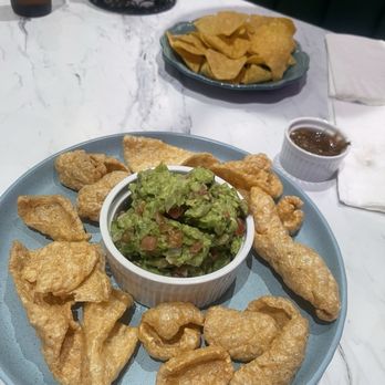 Maria De Mis Amores - Guacamole and chicharrones very yummy - Mexican Near Me - Los Angeles, California Maria De Mis Amores - Guacamole and chicharrones very yummy - Mexican Near Me - Los Angeles, California