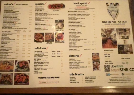 Menu photo 2 S T Noodle Bar Long Beach, CA Menu photo 2 S T Noodle Bar Long Beach, CA