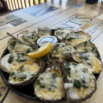 Hunt's Oyster Bar - Oysters Rockefeller - Seafood Near Me - Port St. Joe, Florida