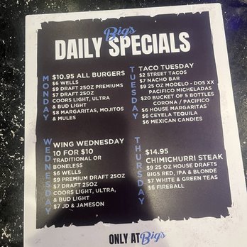 Bigs - Sports Bars Near Me - Fullerton, California
