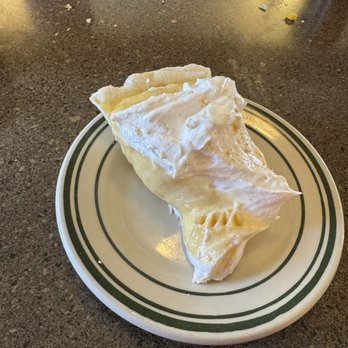 Stoll's Lakeview Restaurant - Peanut butter pie. Very light peanut butter flavor but still enjoyable - Breakfast & Brunch Near Me - Loogootee, Indiana