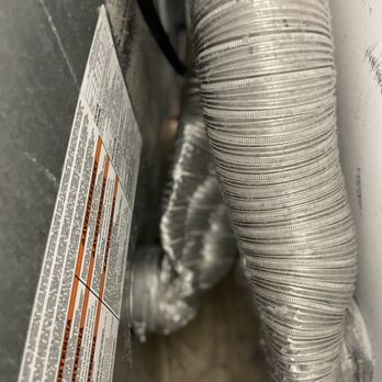 D'Saia Duct and Dryer Vent Cleaning - Pinched Connection that needed repairs. No extra charge for small repairs - Air Duct Cleaning Near Me - Surfside Beach, South Carolina D'Saia Duct and Dryer Vent Cleaning - Pinched Connection that needed repairs. No extra charge for small repairs - Air Duct Cleaning Near Me - Surfside Beach, South Carolina