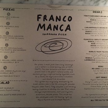 Franco Manca - As of 11/27/16. - Pizza Near Me - Soho, XGL