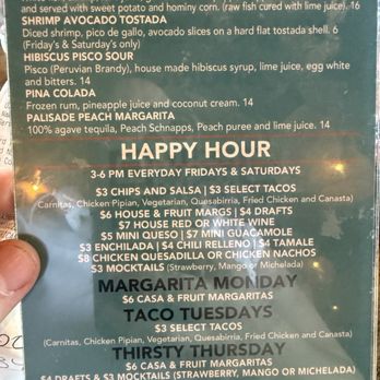 Zocalo - Ceviche menu - Mexican Near Me - Colorado Springs, Colorado