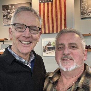 Shoes On First - Shoes On First owner Robert Valway and me, a very happy customer! - Shoe Stores Near Me - Cambridge, Massachusetts