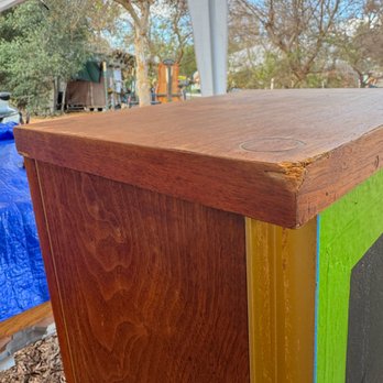 Sparky’s ReFinishing - Before photo of damaged old my speaker - Refinishing Services Near Me - Vista, California Sparky’s ReFinishing - Before photo of damaged old my speaker - Refinishing Services Near Me - Vista, California