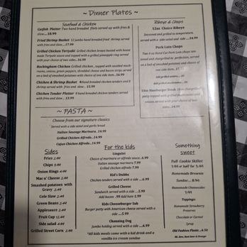 Oceanside Bar and Grill - Dinner Menu and kids menu - American Near Me - Hilton Head Island, South Carolina Oceanside Bar and Grill - Dinner Menu and kids menu - American Near Me - Hilton Head Island, South Carolina