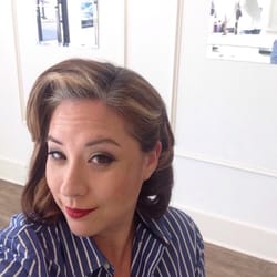 Blown Away Blow Dry Bar - Autumn did this retro look for me.  She was amazing.  Love this place.