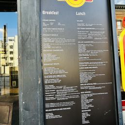 the menu the menu