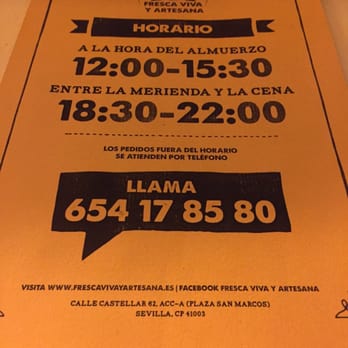 Fresca Viva y Artesana - Horario y pedidos - Beer, Wine & Spirits Near Me - Seville, SE Fresca Viva y Artesana - Horario y pedidos - Beer, Wine & Spirits Near Me - Seville, SE