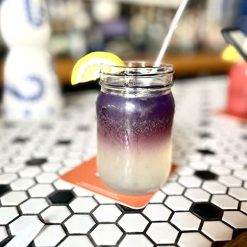 Mariner's Harbor - Lavender Fields: (Boozy Lavender Lemonade) - Seafood Near Me - Kingston, New York