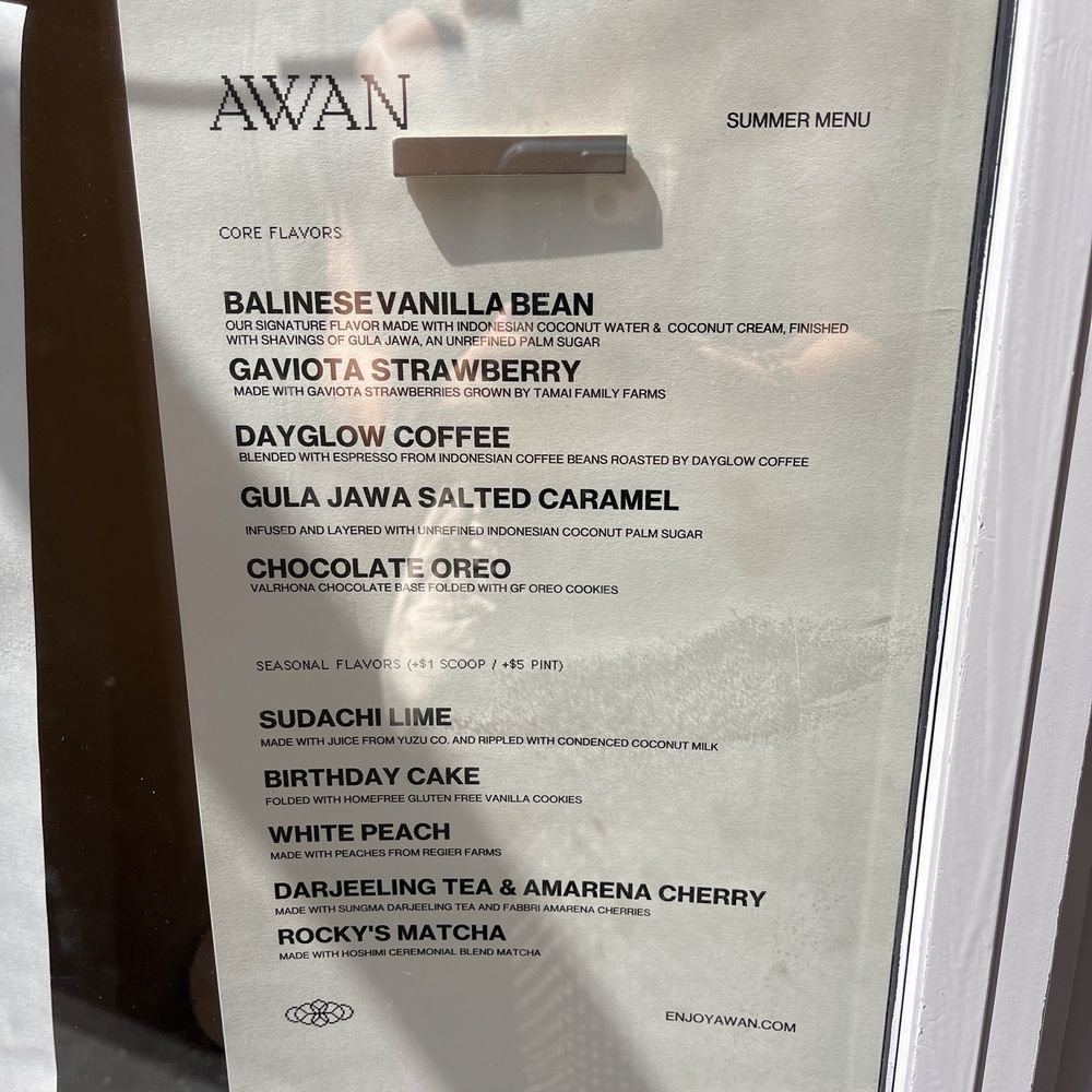 AWAN - Ice Cream & Frozen Yogurt Near Me - West Hollywood, California AWAN - Ice Cream & Frozen Yogurt Near Me - West Hollywood, California