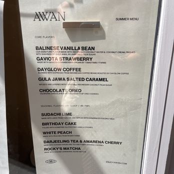 AWAN - Ice Cream & Frozen Yogurt Near Me - West Hollywood, California AWAN - Ice Cream & Frozen Yogurt Near Me - West Hollywood, California
