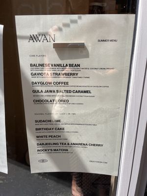 Menu photo 1 AWAN West Hollywood, CA Menu photo 1 AWAN West Hollywood, CA