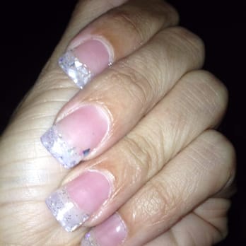 J B Nails - Some are acrylic, some my real nails with gel. But these are acrylic with seashell in the powder - Nail Salons Near Me - Long Beach, California J B Nails - Some are acrylic, some my real nails with gel. But these are acrylic with seashell in the powder - Nail Salons Near Me - Long Beach, California