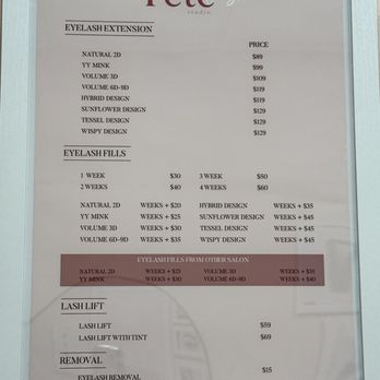 Fételash Studio - Price - Eyelash Service Near Me - Monrovia, California