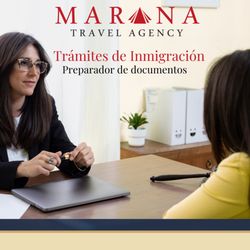 Marana Travel - Si necesita una forma migratoria bien preparada y Notarios experimetados, llame ya! (786) 660-2386