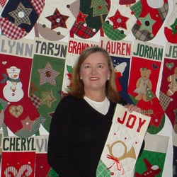 Aunt Joy's Personalized Christmas Stocking - Aunt Joys Personalized Christmas Stockings... Made In USA... since 1994