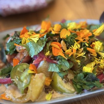 Valley Goat - heirloom tomato salad - New American Near Me - Sunnyvale, California Valley Goat - heirloom tomato salad - New American Near Me - Sunnyvale, California