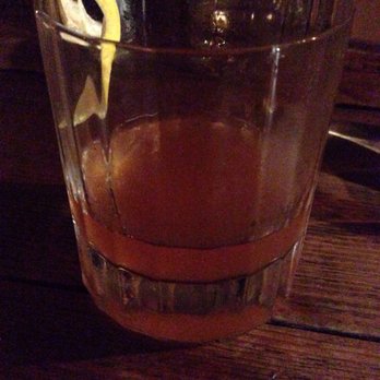 The Devil's Advocate - 'Mangoes into a Bar' - Mango syrup and whiskey - Wine Bars Near Me - Edinburgh, EDH