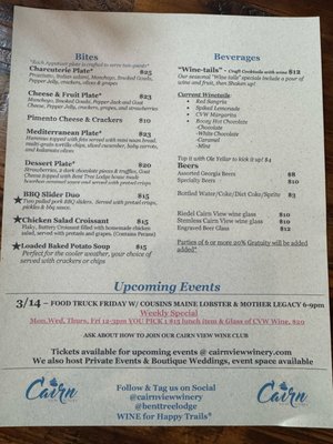 Menu photo 5 Cairn View Winery Jasper, GA Menu photo 5 Cairn View Winery Jasper, GA
