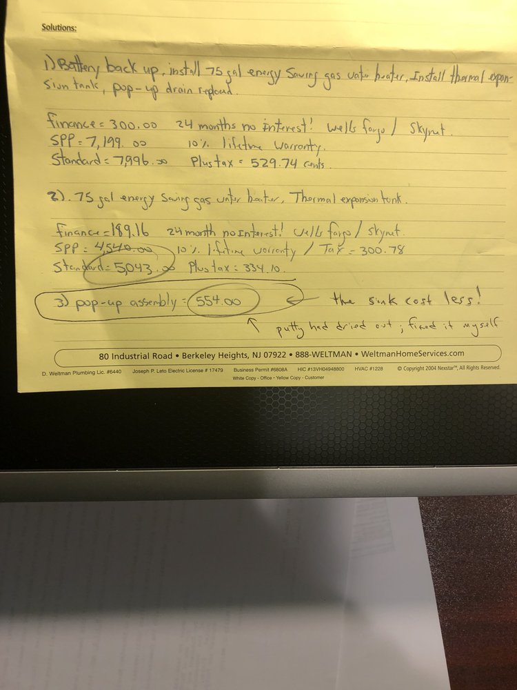 Slide of Weltman Home Services