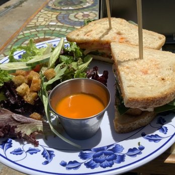Sweet Pea Cafe - Sandwich special with side salad - Vegan Near Me - Tallahassee, Florida