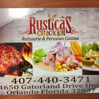 Rustica's Chicken - Rusticas Chicken - Peruvian Near Me - Orlando, Florida Rustica's Chicken - Rusticas Chicken - Peruvian Near Me - Orlando, Florida